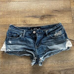 Blue Denim Shorts